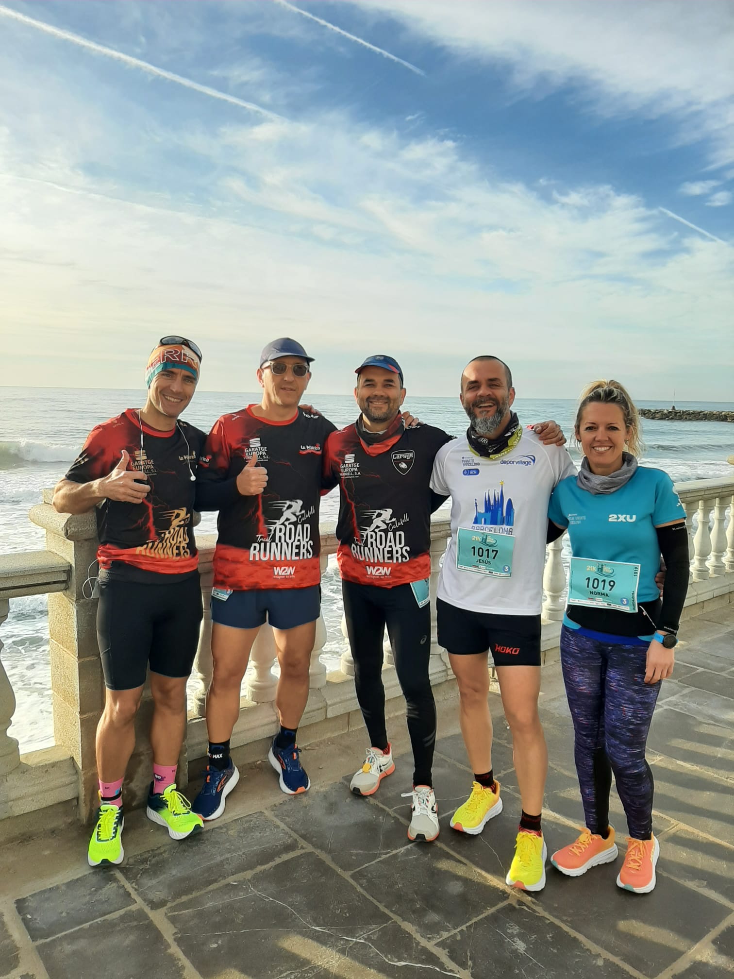 Trailroadrunners en la Mitja Marató Sitges 2023